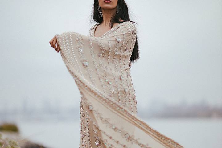 Embellished kaftan