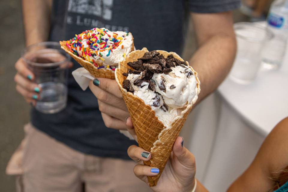 Try our waffle cones