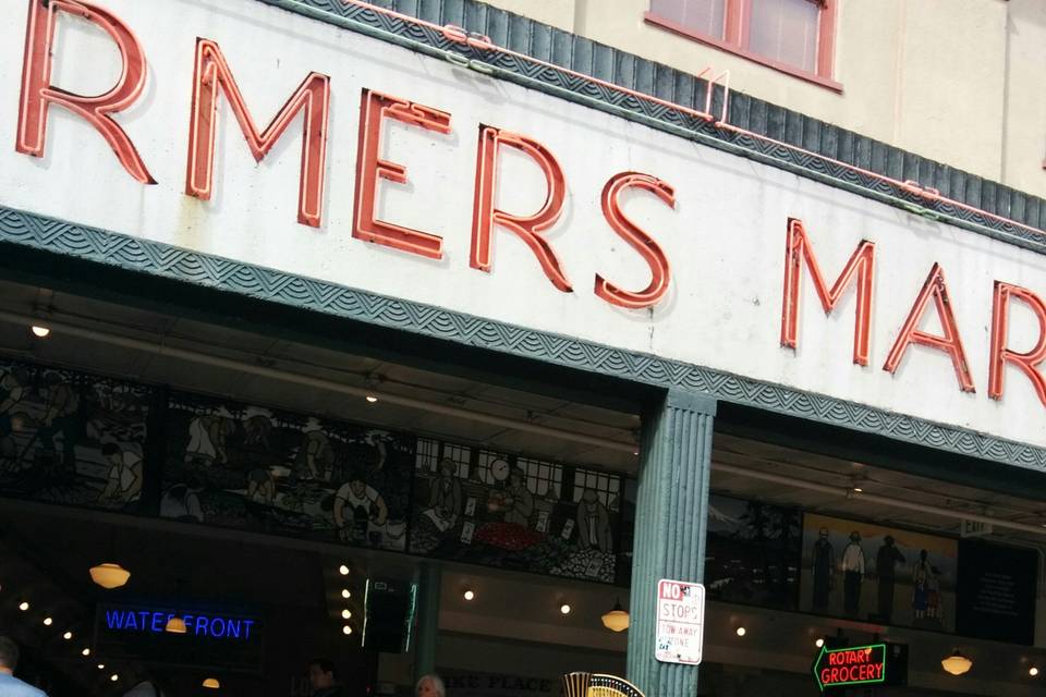 Harp on the move at the iconic Pike's Market