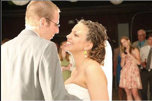 Dylan & Nichole radiant during their first dance as husband and wife. They danced to 