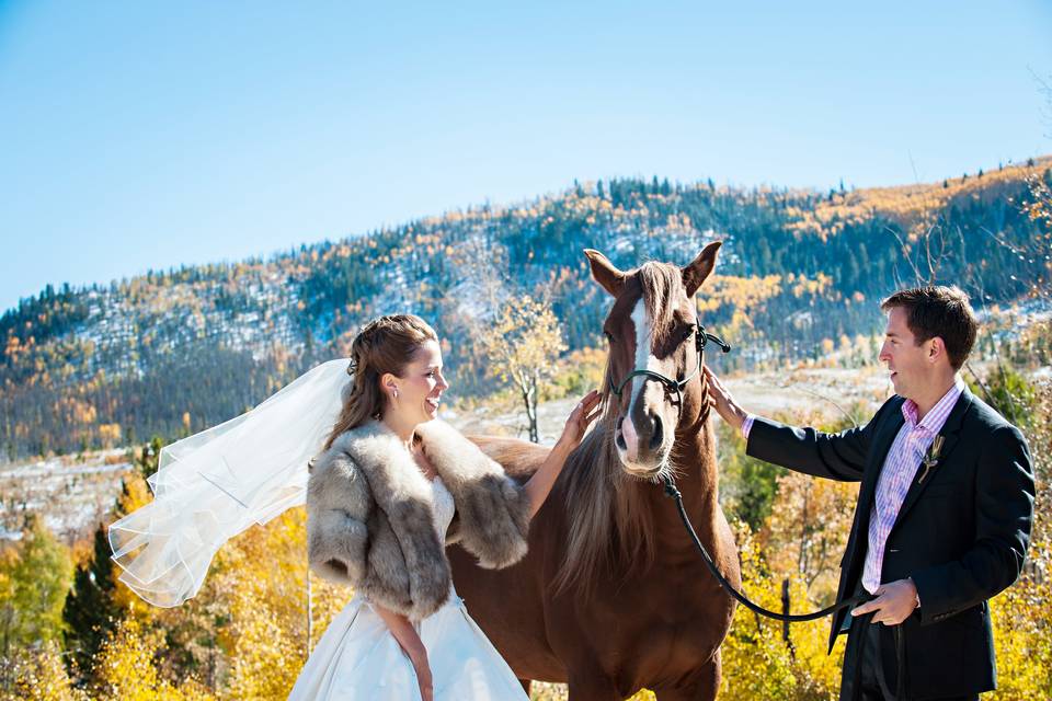 Horse Ride, Ranch Wedding