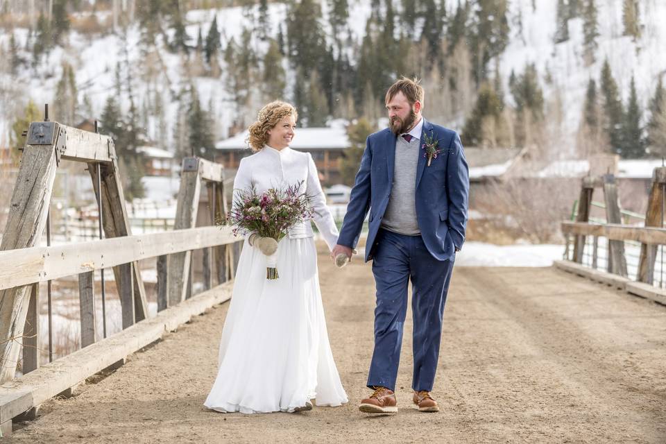 Outdoor Winter Wedding