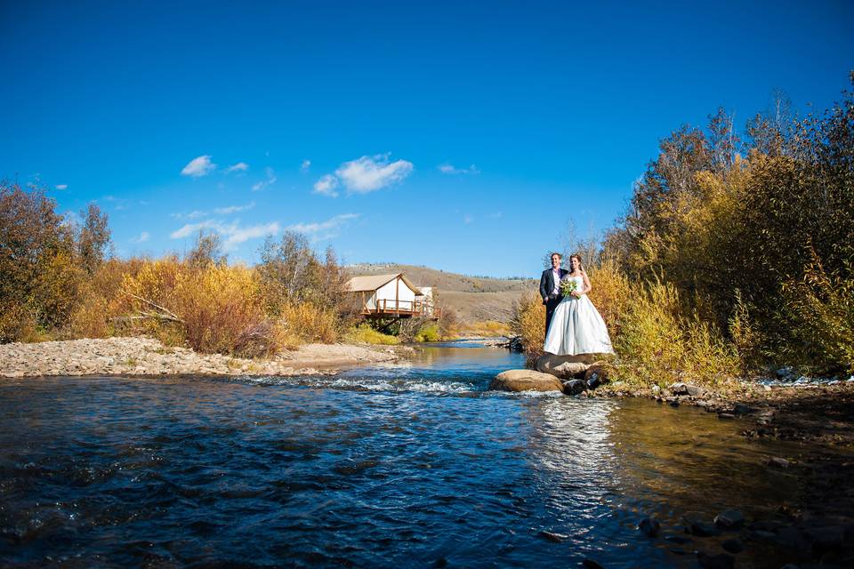 Fall outdoor wedding