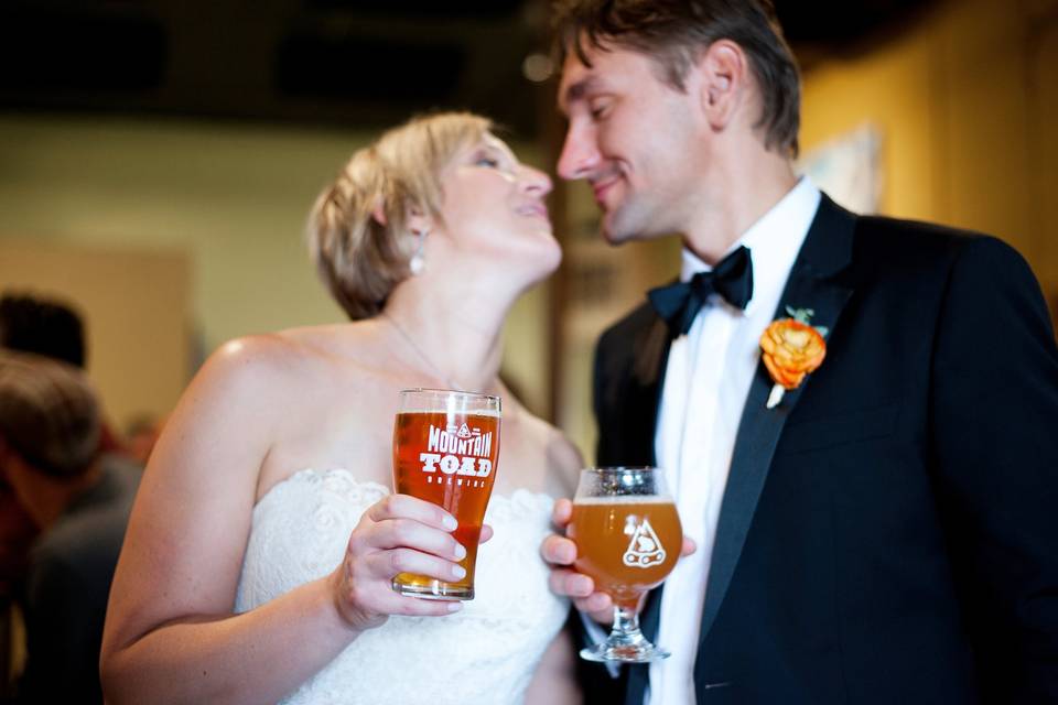 Craft beer inspired wedding