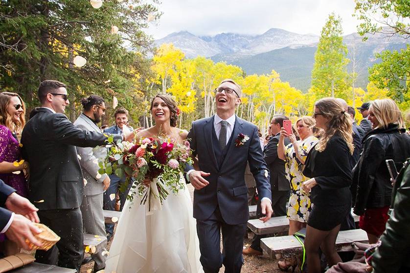 Estes Park outdoor ceremony