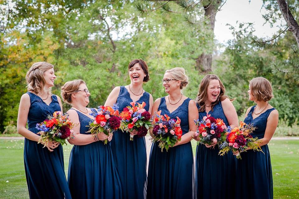 Denver Golf Club. Bridesmaids