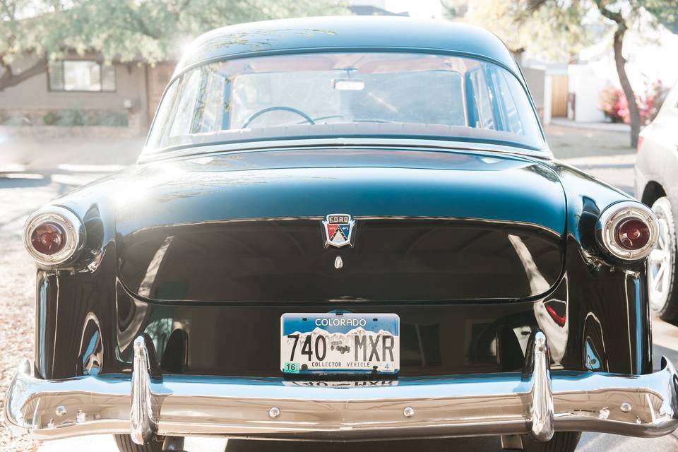 Vintage Car, Phoenix Wedding