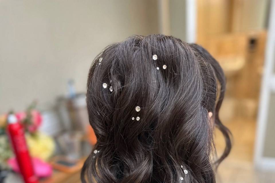 Bridal hair