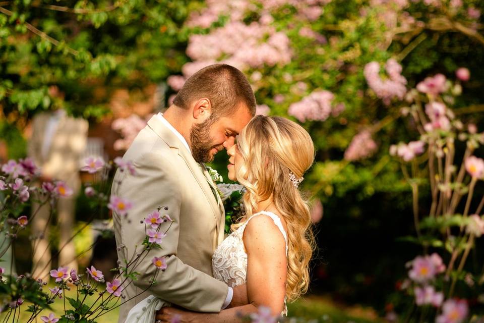 Bridal makeup and hair