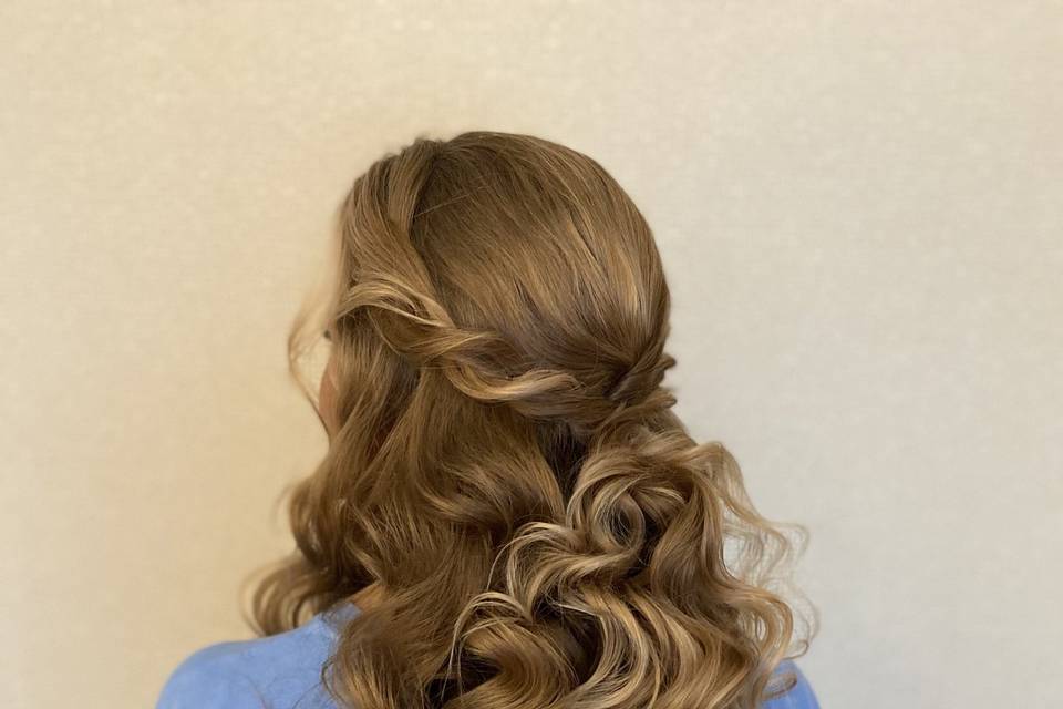 Bridesmaids hair