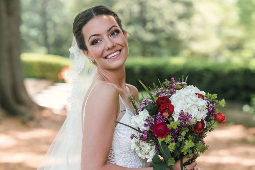 Stunning bridal makeup