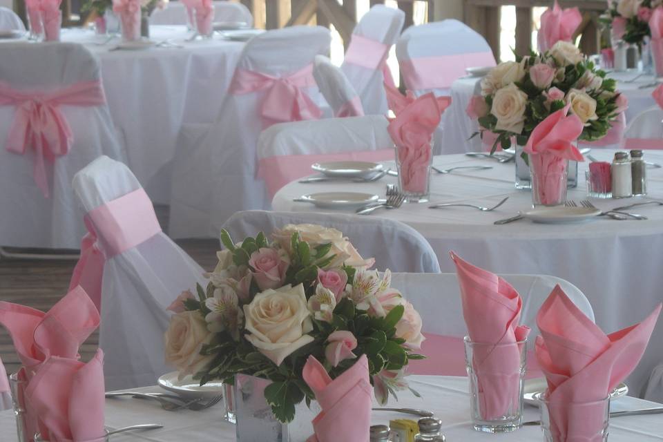 Reception flowers Beach House bradenton Beach