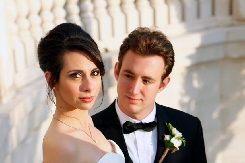 Bride & groom ,Lake Club