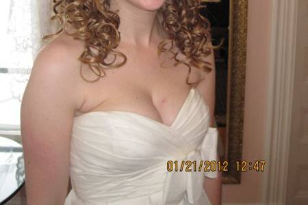 Hair & Airbrush Make-up and Hair Tinsel!  Add a little Sparkle to your wedding day!