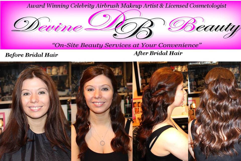 Award Winning Airbrush Makeup Artist & Hair Stylist ~ Devine Beauty LLC ~