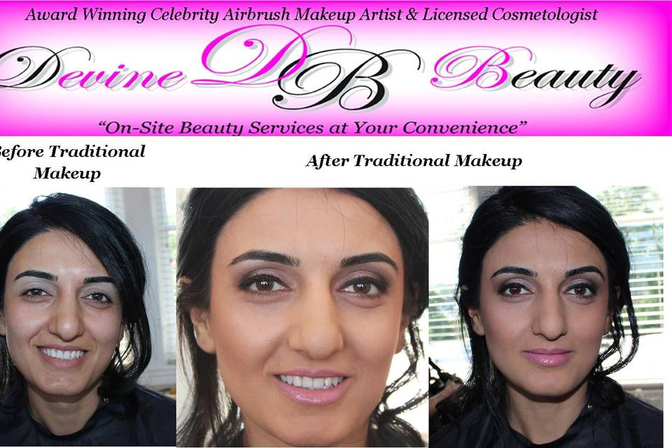 Award Winning Airbrush Makeup Artist & Hair Stylist ~ Devine Beauty LLC ~