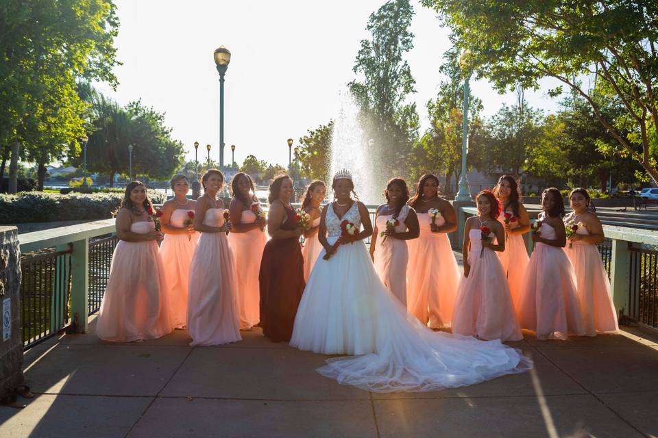 Wedding at Elk Grove City Hall