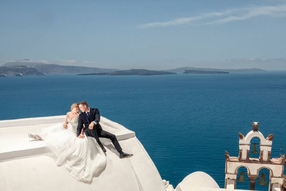 Santorini destination wedding