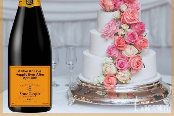 Veuve Clicquot Custom Labeled