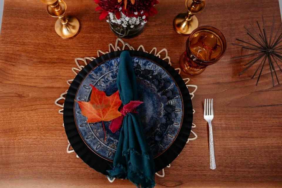 Fall tablescape