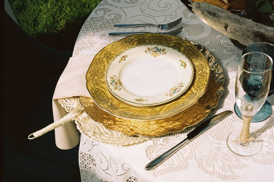 Romantic cake detail