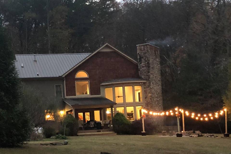 Bent Tree Lodge at Dusk