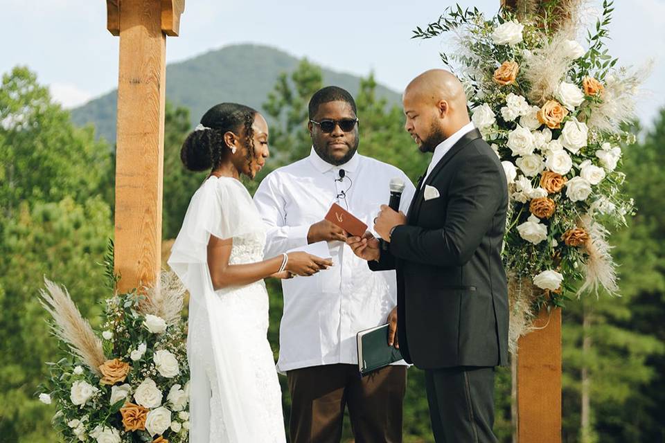 Outdoor ceremony