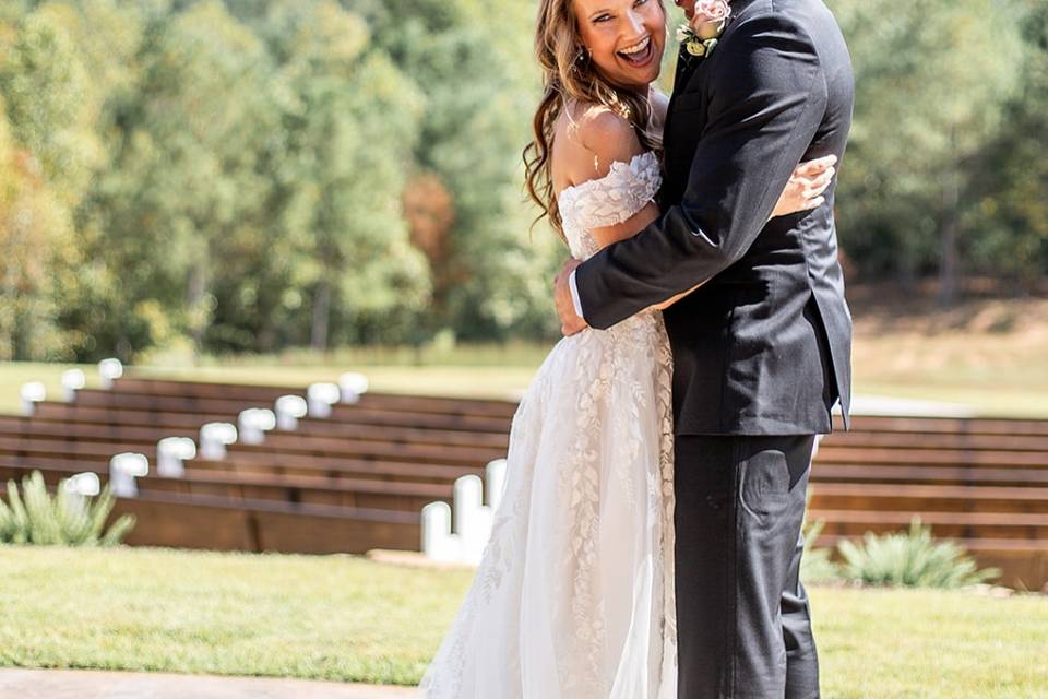Outdoor ceremony site