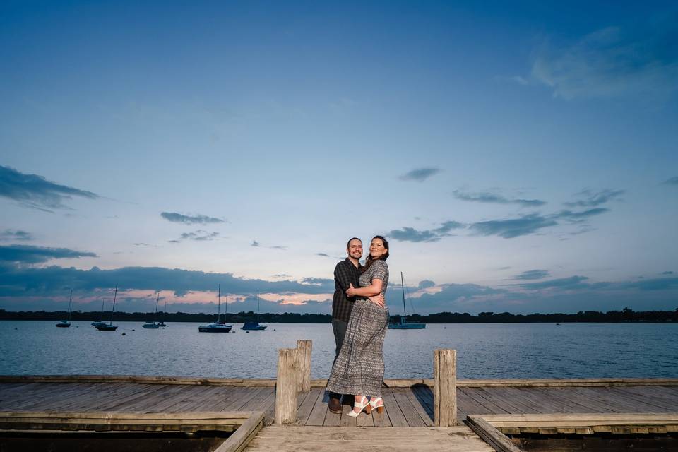 Love on the dock