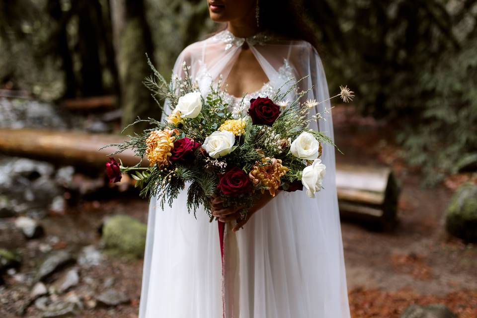 Woodland elopement