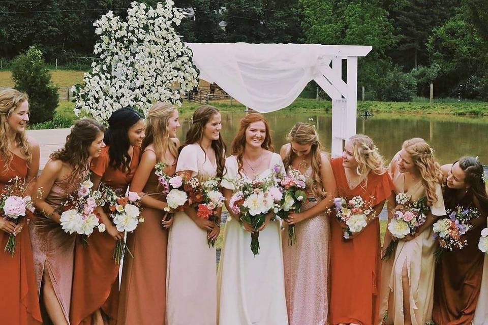 Bridal Party florals