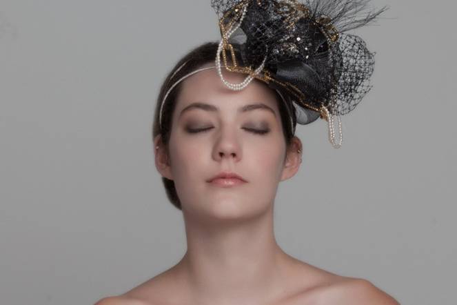 chanel-esque cocktail hat