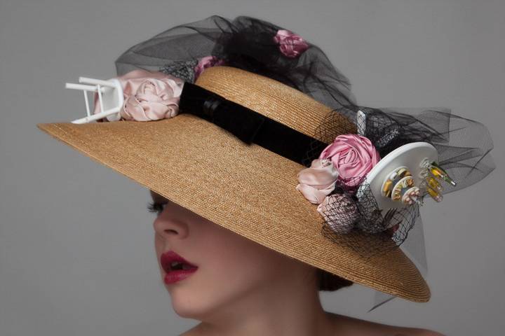 Milan Straw hat for the lady who lunches