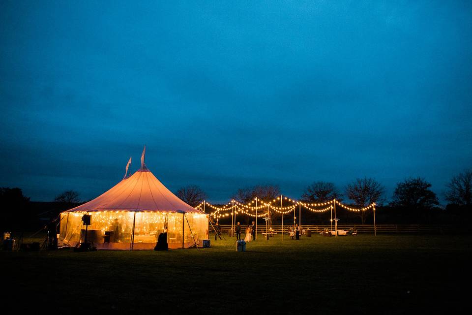 Tent reception