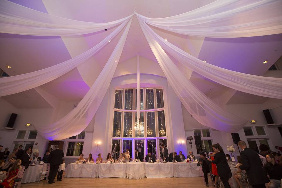 Ballroom uplighting