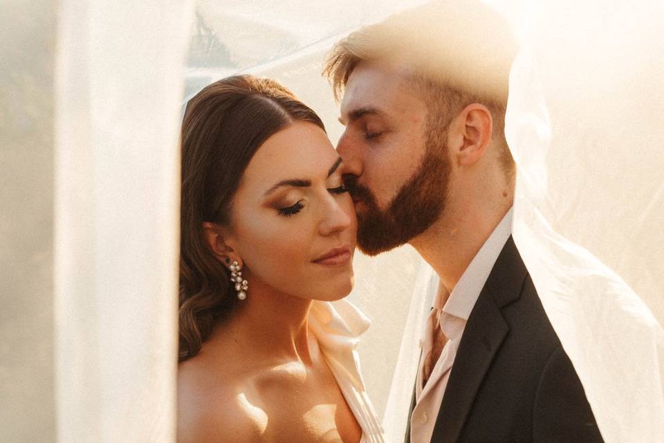 Fall wedding in the mountains