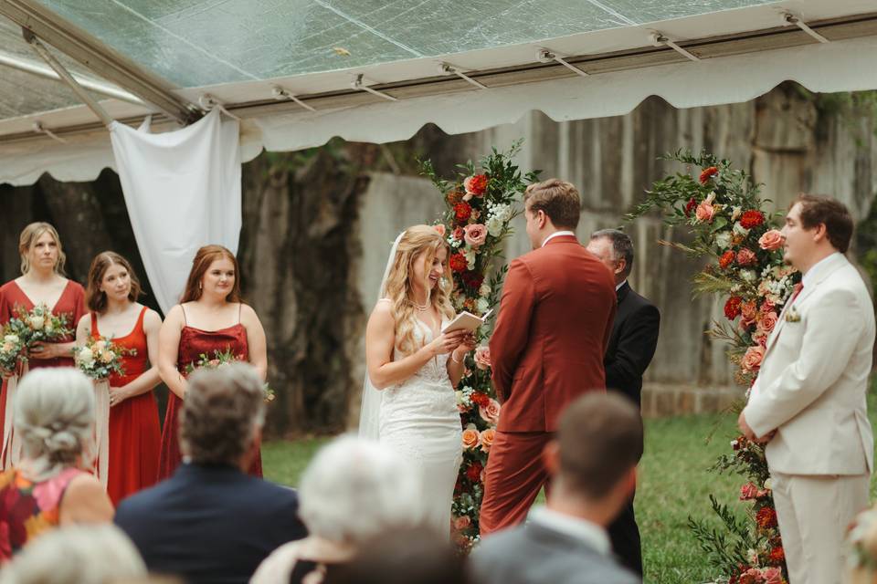 Fall wedding