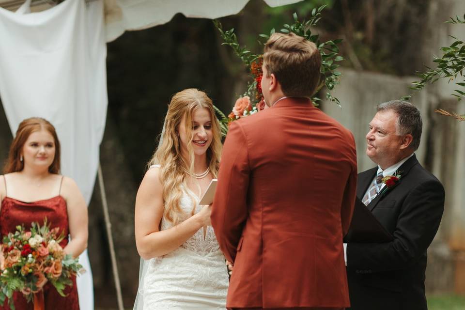 Fall wedding