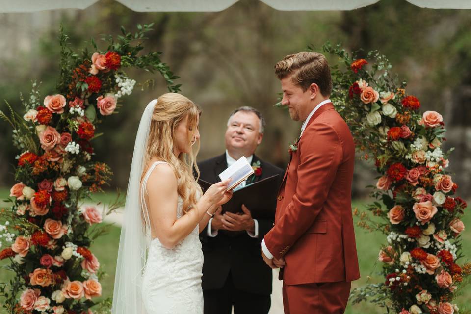 Fall wedding