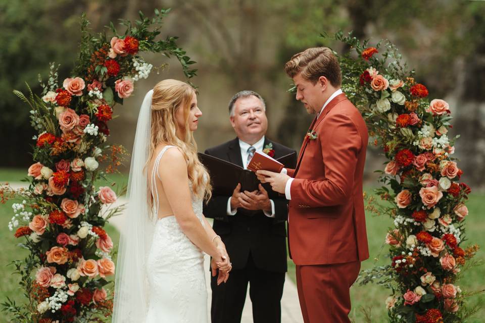 Fall wedding