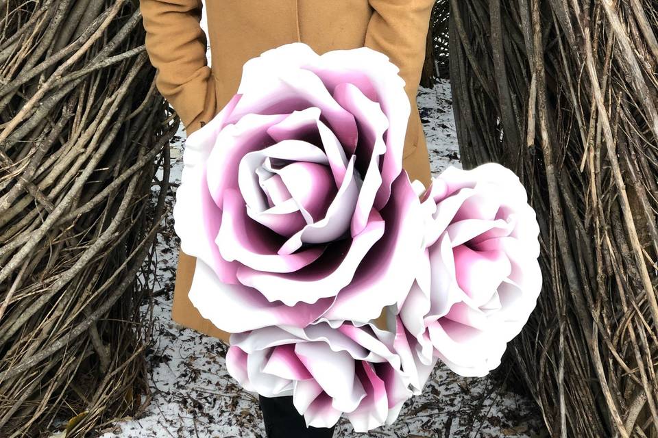 Giant Ombré Roses