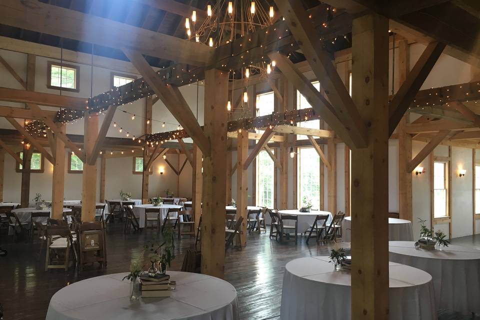 Wedding reception set-up