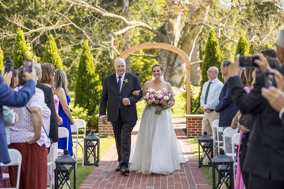 Hidden Garden Outdoor Ceremony