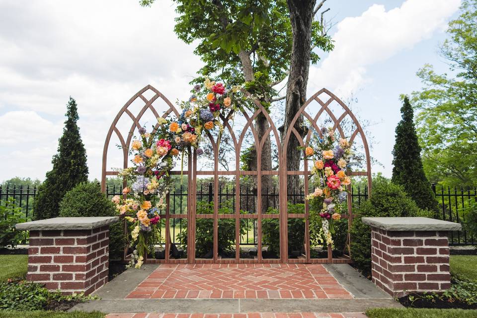 Hidden Garden Outdoor Ceremony
