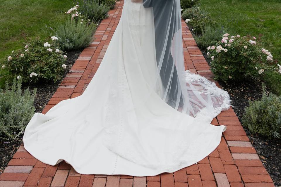 Couple outside  Estate House