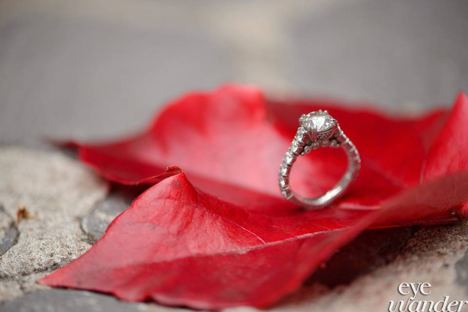 Wedding Ring in Fall
