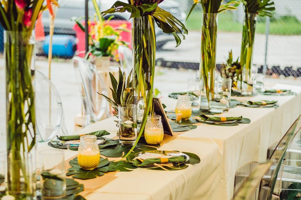 A Hawaiian-Themed Soiree