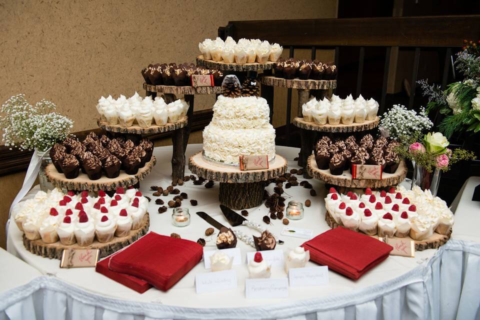 Cake table setup