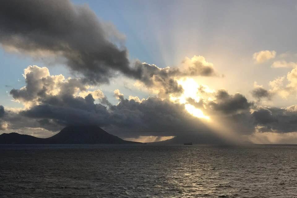 Sunrise in the Caribbean