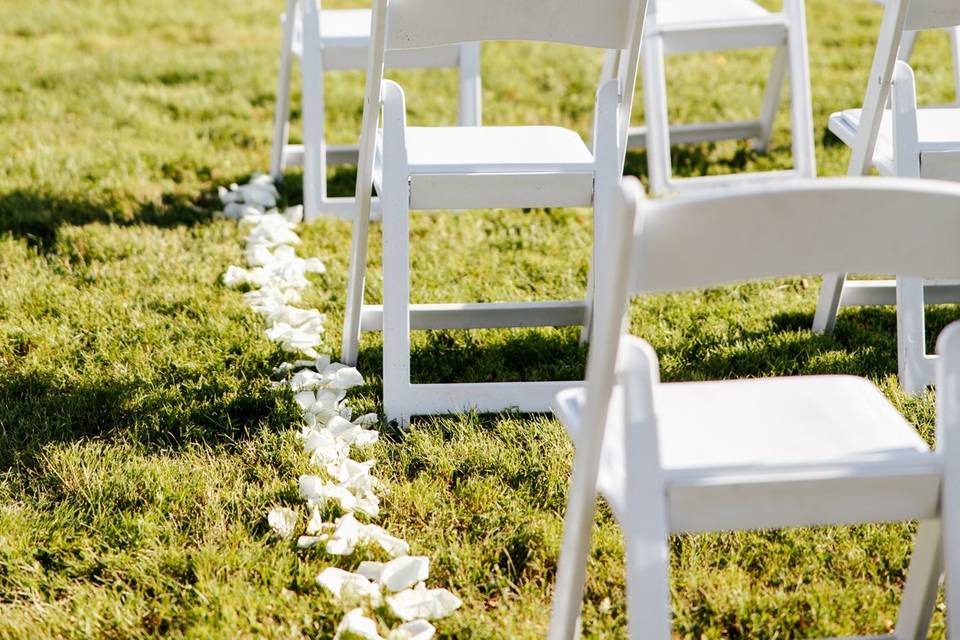 Ceremony setup